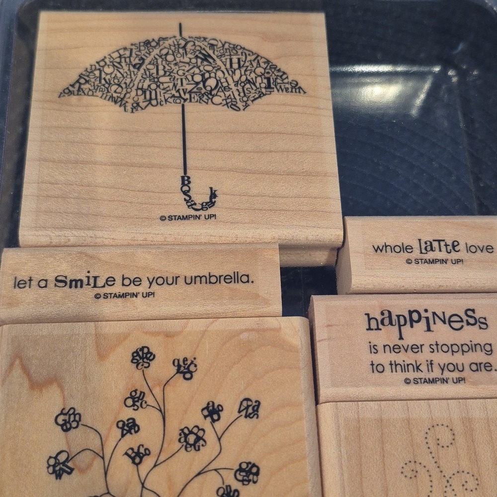 STAMPIN' UP! Retired 'Font Of You' Stamp Set, Set of 6 Stamps - Picture 2 of 7
